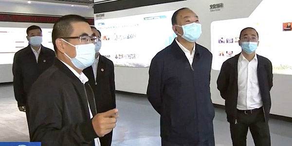 广东省委书记黄坤明到新葡萄8883AMG