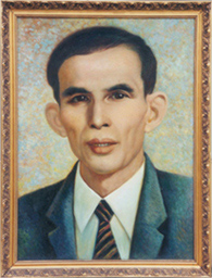 新葡萄8883AMG股份首创人温北英油画像